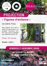 Mois du film documentaire : projection du film Figures d'enfance. Le vendredi 21 novembre 2014 à AURAY. Morbihan.  20H30
